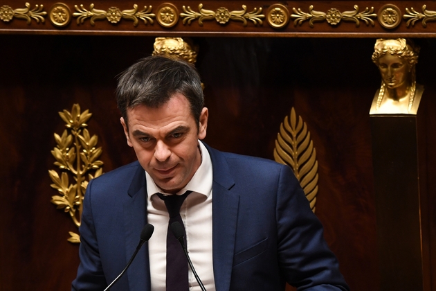 Olivier Véran, neurologue et député LREM, à la tribune de l'Assemblée nationale à Paris, le 20 décembre 2018