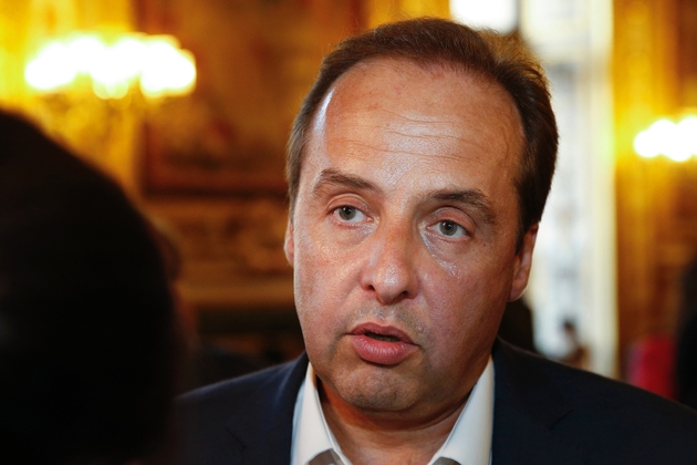 Le président de l'UDI Jean-Christophe Lagarde, le 24 septembre 2017 au Sénat, à Paris