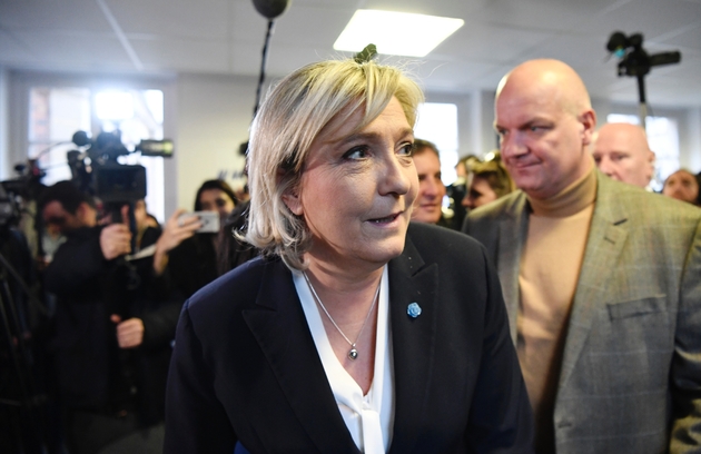 Marine Le Pen le 4 janvier 2017 à Paris