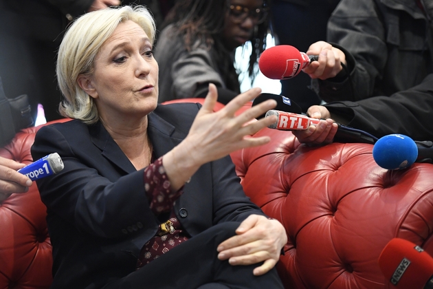 Marine Le Pen, le 4 mai 2017 à Dol-de-Bretagne