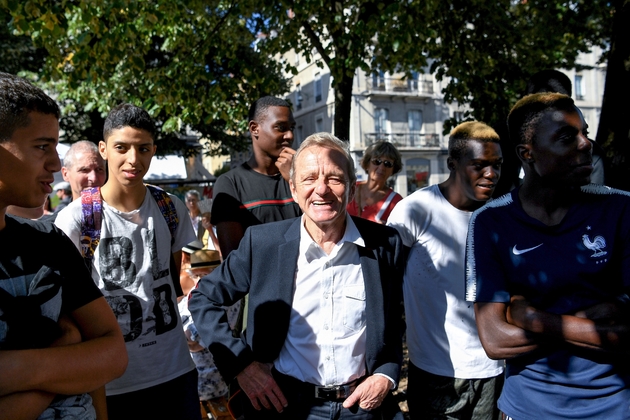 Alain Carignon lors d'un forum organisé par son mouvement, 