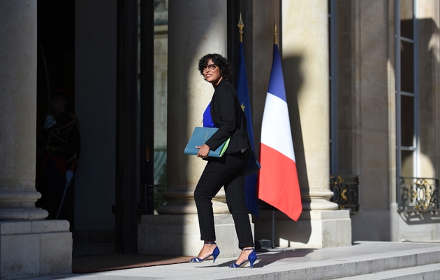 La ministre du Travail Myriam El Khomri, arrivant à l'Élysée, le 22 août 2016 à Paris