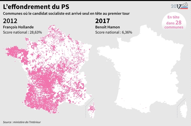 L'effondrement du PS