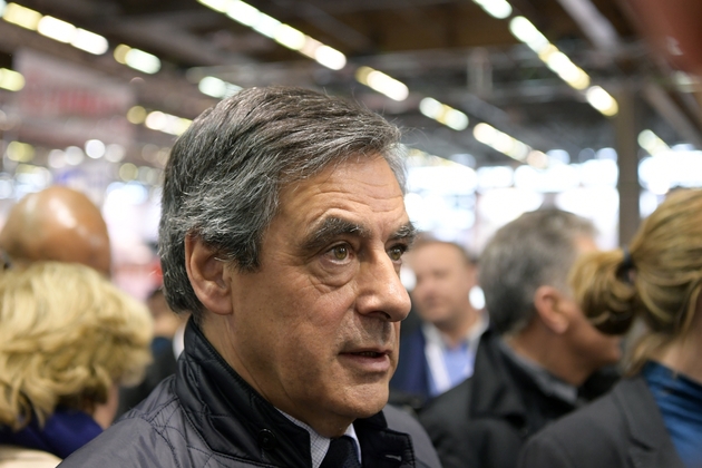Le candidat Les Républicains pour la présidentielle, Francois Fillon au salon de l'agriculture, le 28 février 2017 à Paris