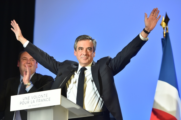 François Fillon le 18 avril 2017 à Lille