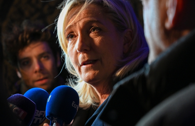 Marine Le Pen à Hénin-Beaumont, le 11 décembre 2019