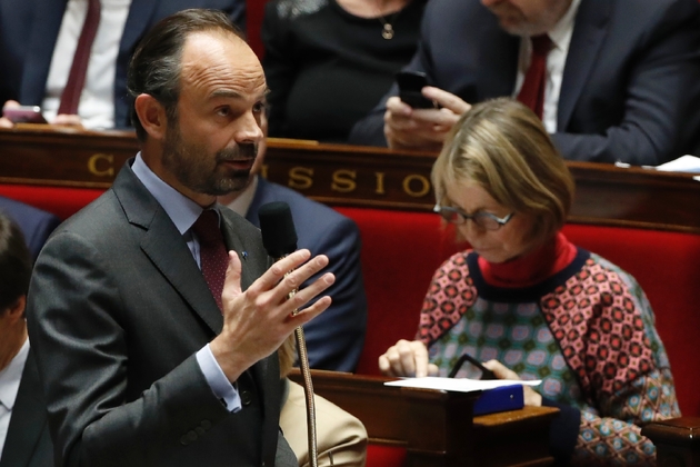 Le Premier ministre Edouard Philippe, lors d'une session de questions au gouvernement à l'Assemblée, le 19 décembre 2017 