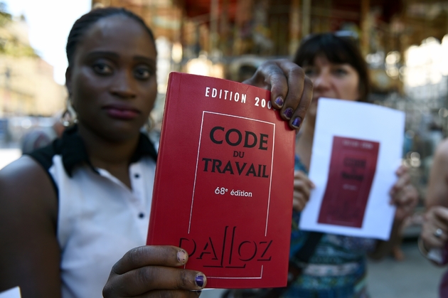 Manifestation contre la réforme du code du travail à Marseille, le 12 juillet 2017