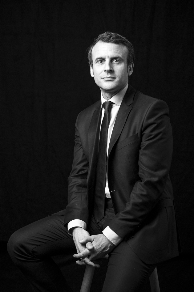Emmanuel Macron, le 7 mars 2017 au siège de sa campagne à Paris