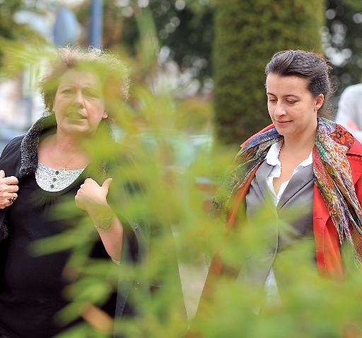 La sénatrice Marie-Christine Blandin, qui a démissioné mercredi d'Europe Ecologie-Les Verts (EELV), aux côtés de Cécile Duflot le 24 septembre 2010