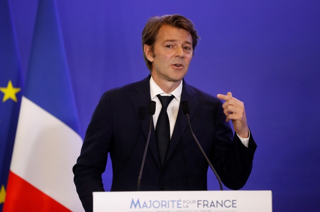 François Baroin, sénateur LR qui conduira la campagne des législatives pour son parti, lors d'un comité de campagne à Paris le 10 mai 2017