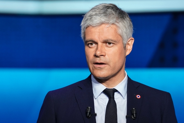 Le patron de LR, Laurent Wauquiez participait au débat de France 2 à Saint-Cloud, le 22 mai 2019