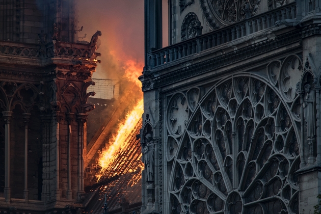 Notre-Dame le 15 avril 2019