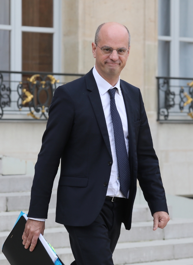 Le ministre de l'Education nationale Jean-Michel Blanquer à Paris le 18 octobre 2017