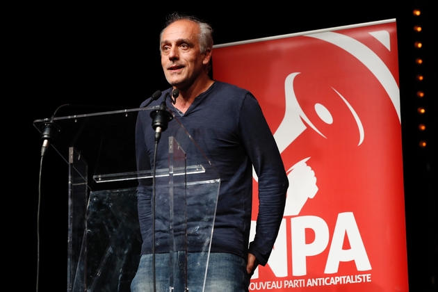 Philippe Poutou, à Paris, le 19 avril 2017
