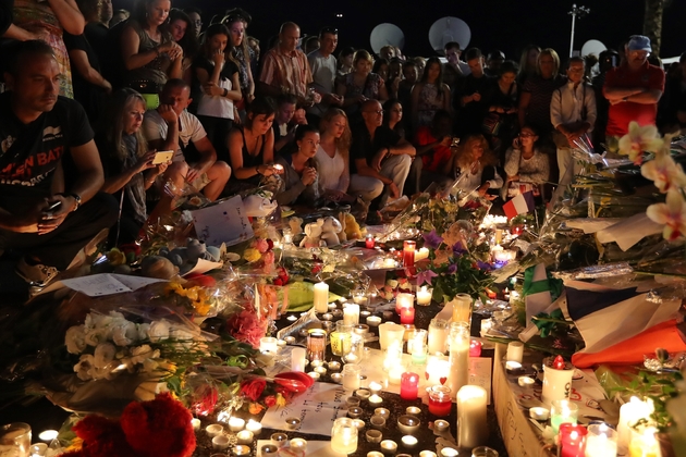 Mémorial en hommage aux 86 victimes de l'attentat de Nice, le 15 juillet 2016