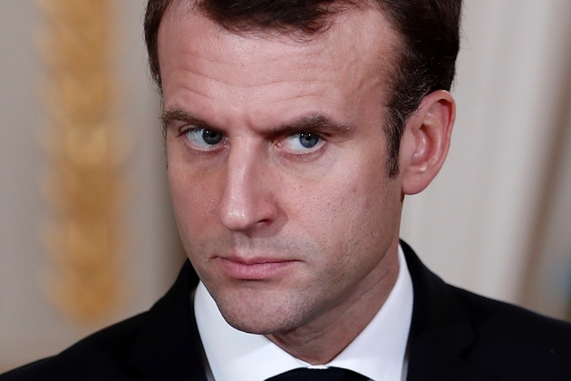 Le président français Emmanuel Macron à Paris, le 17 décembre 2018