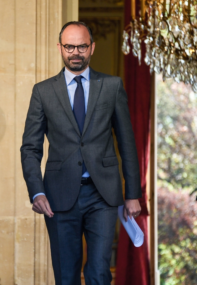 Le Premier ministre Edouard Philippe à Matignon, le 19 avril 2018 à Paris