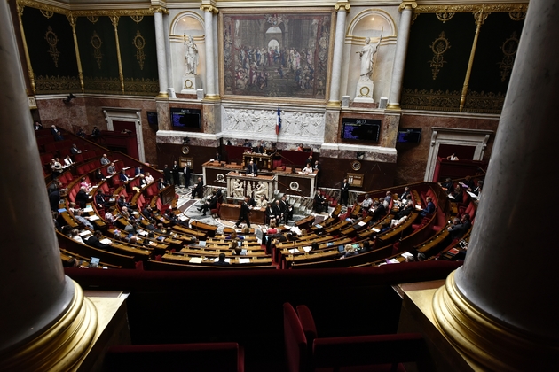 Des députés en séance à l'Assemblée nationale à Paris, le 1er août 2017