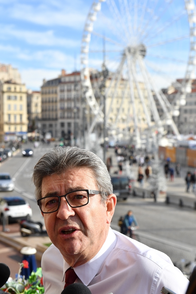 Jean-Luc Mélenchon à Marseille, le 1er décembre 2018