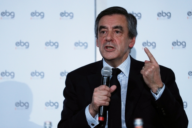 François Fillon lors d'un débat à l'EBG (Electronic Business Group) le 31 janvier 2017 à Paris 