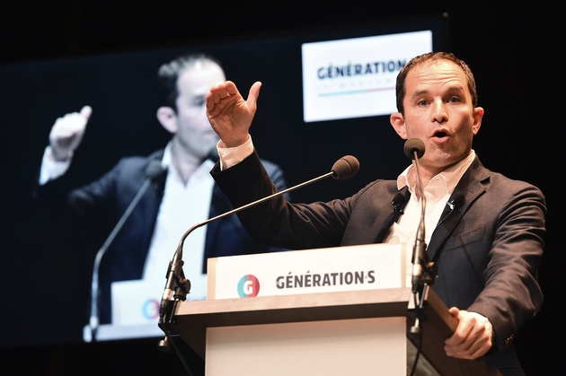 Benoit Hamon au Mans, le 2 décembre 2017