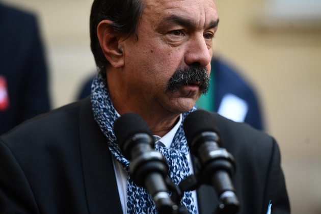 Philippe Martinez (CGT) le 10 janvier 2020 à Paris