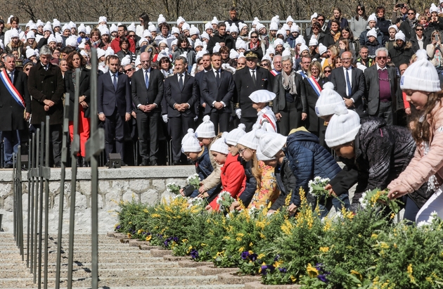 Cérémonie d'hommage aux résistants du plateau des Glières, le 31 mars 2019