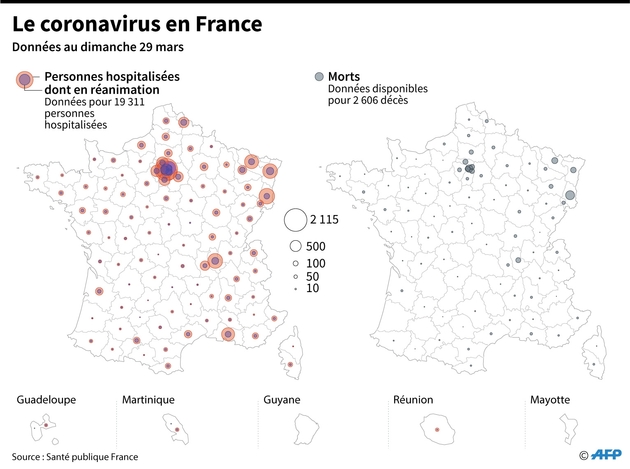 Le coronavirus en France