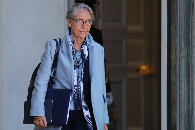 La ministre des Transports, Elisabeth Borne, le 15 mai 2019 à l'Elysée, à Paris
