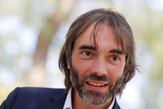 Le candidat dissident LREM aux élections municipales de Paris, et mathématicien, Cédric Villani, à Paris le 6 septembre 2019