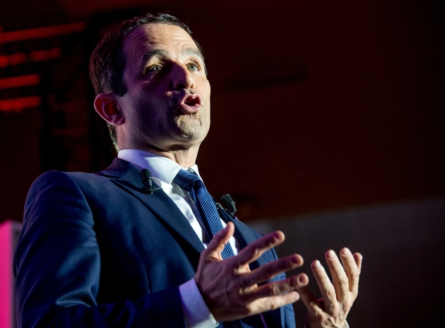 Benoît Hamon, candidat PS à la présidentielle, le 29 mars 2017 à Lille