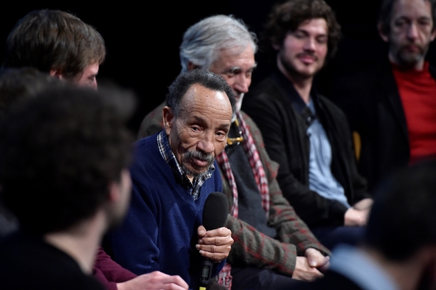 Pierre Rabhi lors d'une conférence de Colibris à Paris le 31 janvier 2017