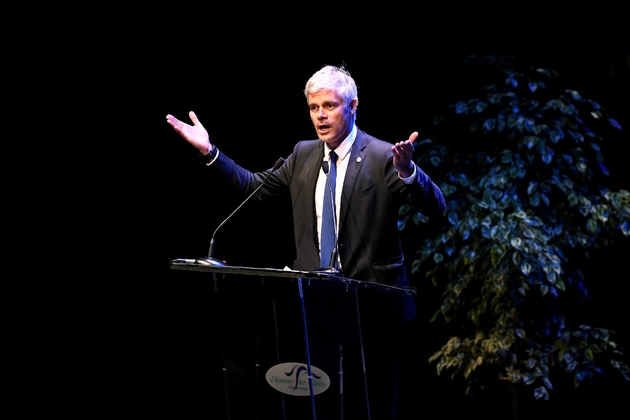 Laurent Wauquiez à Divonne-les-Bains (Ain) le 20 septembre 2018