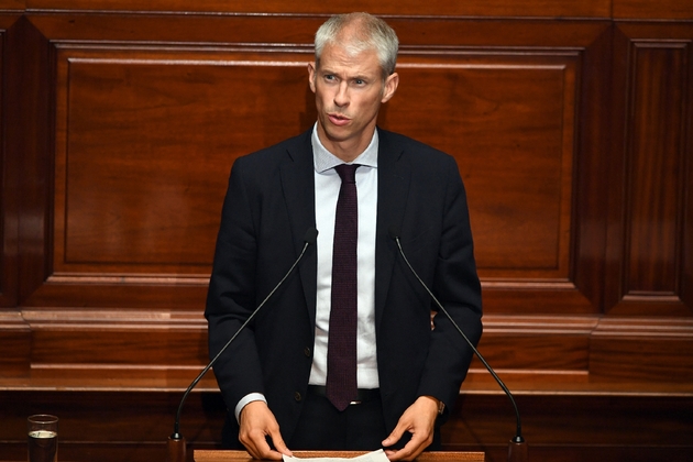 Le président du groupe constructif LR-UDI Franck Riester le 3 juillet 2017