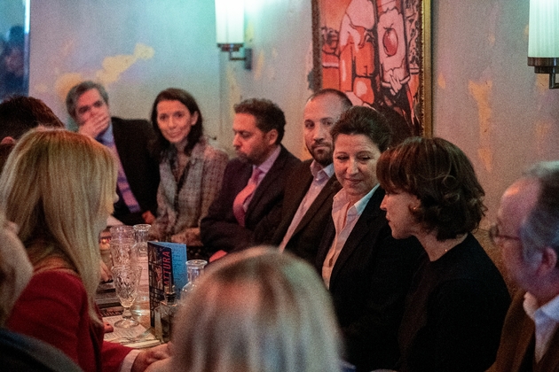 Agnès Buzyn déjeune avec des membres de LREM le 17 février 2020 à Paris 