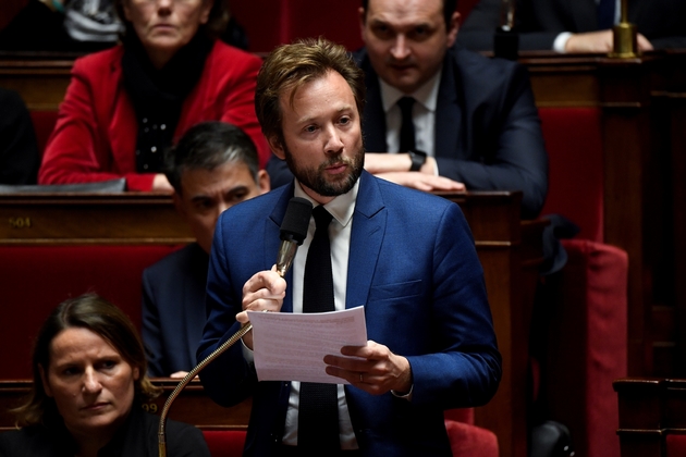 Le député PS Boris Vallaud à l'Assemblée nationale, le 12 décembre 2018 à Paris