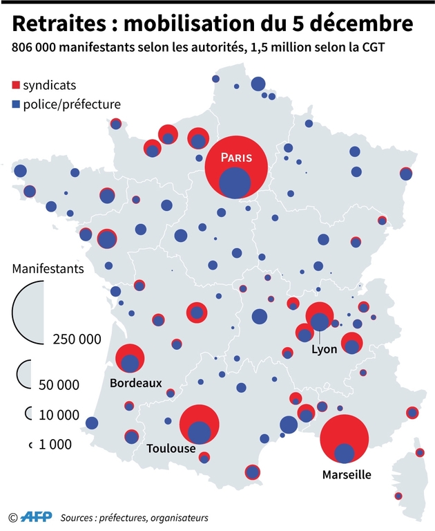 Retraites : mobilisation du 5 décembre