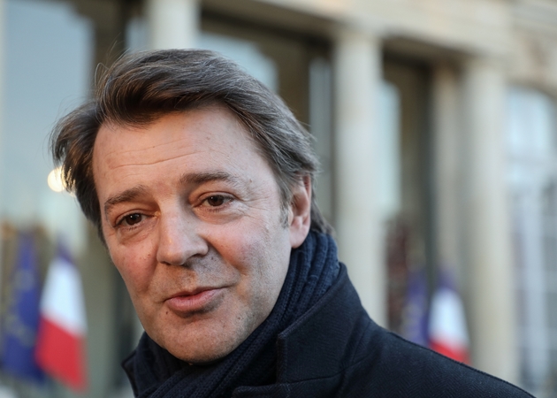 François Baroin, maire de Troyes et président de l'association des maires de France (AMF) le 26 février 2019 à l'Elysée