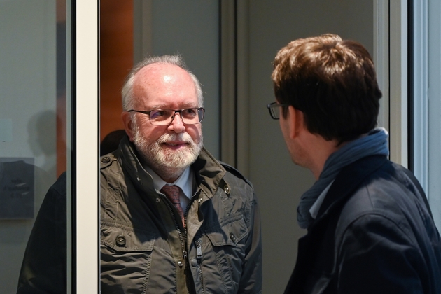 Le trésorier du Front national (devenu depuis Rassemblement national), Wallerand de Saint-Just, le 6 novembre 2019 au tribunal de grande instance de Paris