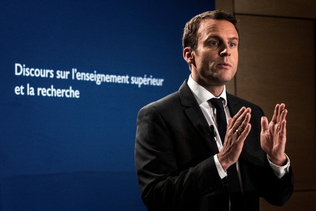 Emmanuel Macron, candidat d'