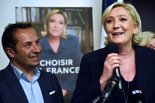 Sébastien Chenu reçoit Marine Le Pen le 2 juin 2017 à Denain