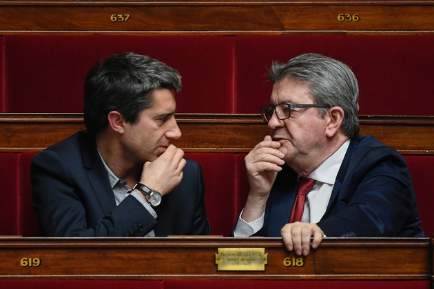 François Ruffin et Jean-Luc Mélenchon à l'Assemblée nationale, le 5 février 2019