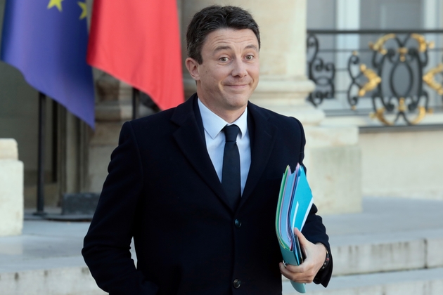 Benjamin Griveaux quitte l'Elysée après le conseil des ministres, le 13 février 2019