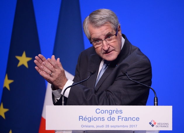 Le président de la Région Grand Est Philippe Richert lors du congrès des Régions de France, à Orléans le 28 septembre  2017