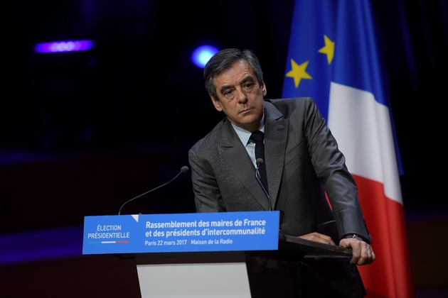 François Fillon à Paris, le 22 mars 2017