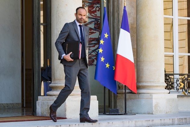 Edouard Philippe au Palais de l'Elysée à Paris le 3 août 2018