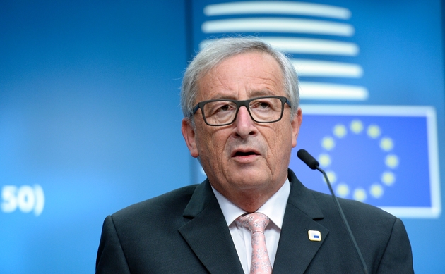 Le président de la Commission européenne Jean-Claude Juncker à Bruxelles le 29 avril 2017