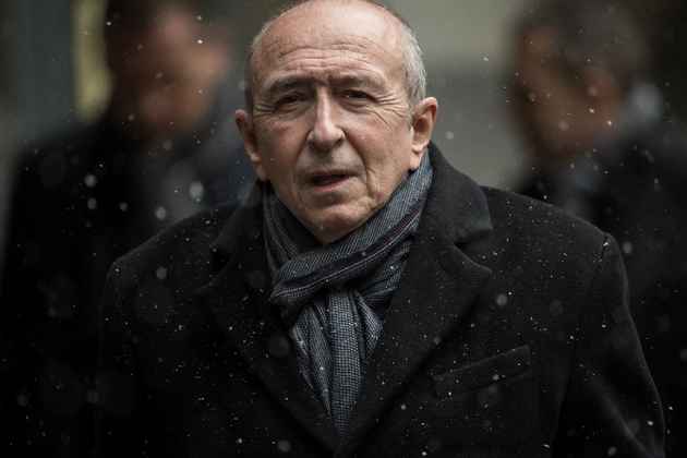 Gérard Collomb, ministre de l'Intérieur le 18 mars 2018 à Paris