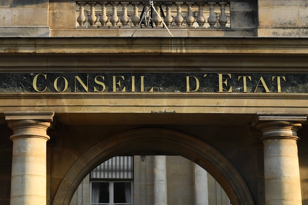Le Conseil d'Etat à Paris, place du Palais Royal